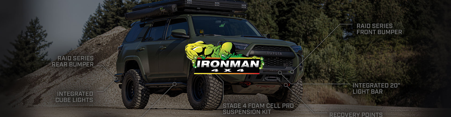 Ironman 4×4 America banner