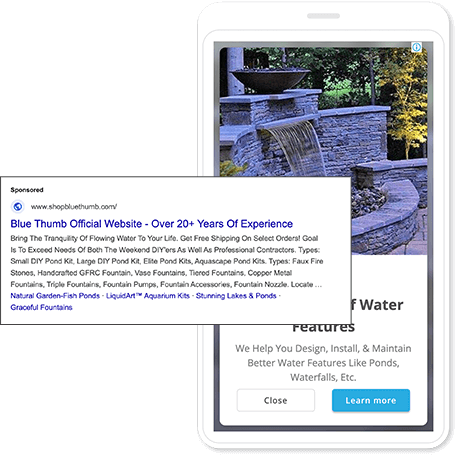 Blue Thumb - Advertisements