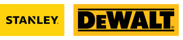 Stanley and DeWalt logos
