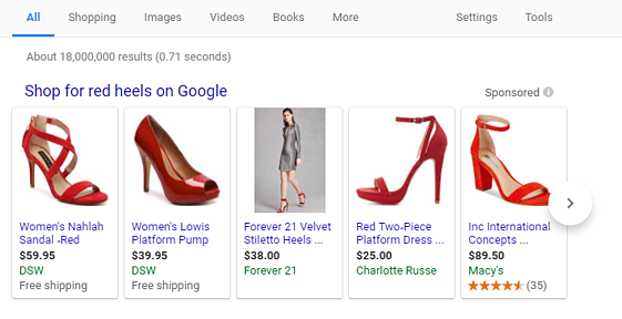 Google Shopping ads with great offers like "free shipping" are likely to generate clicks.