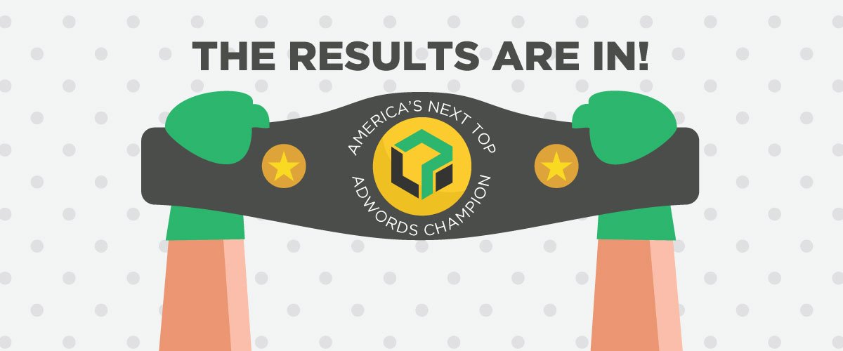 The Results Are In!  America’s Next Top AdWords Champion