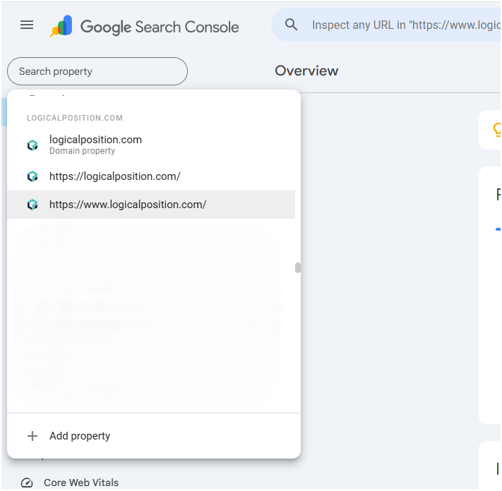 Google Search Console Property Guide Step 1