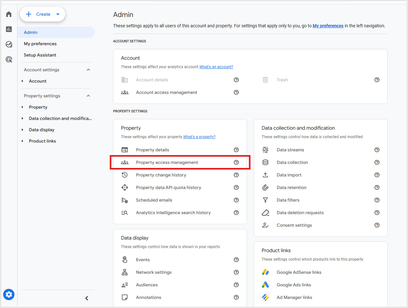Add Users to GA4 Property Example Graphic