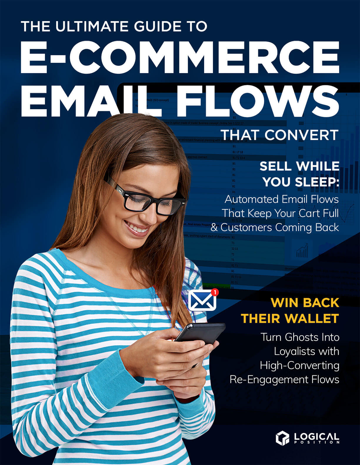 Ultimate Guide to E Commerce Email Flows - Cover Art