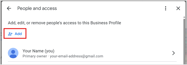Add Users to Google Business Step 4